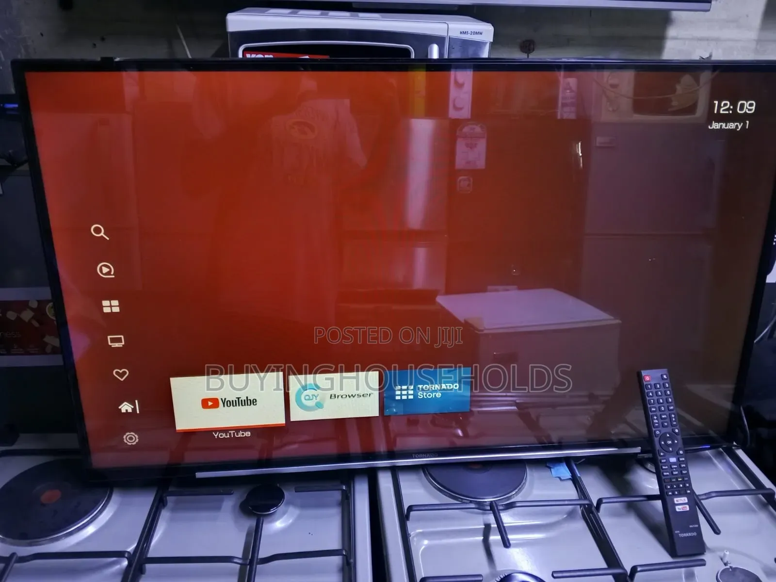 Tornado 43" Smart TV,Used Slightly