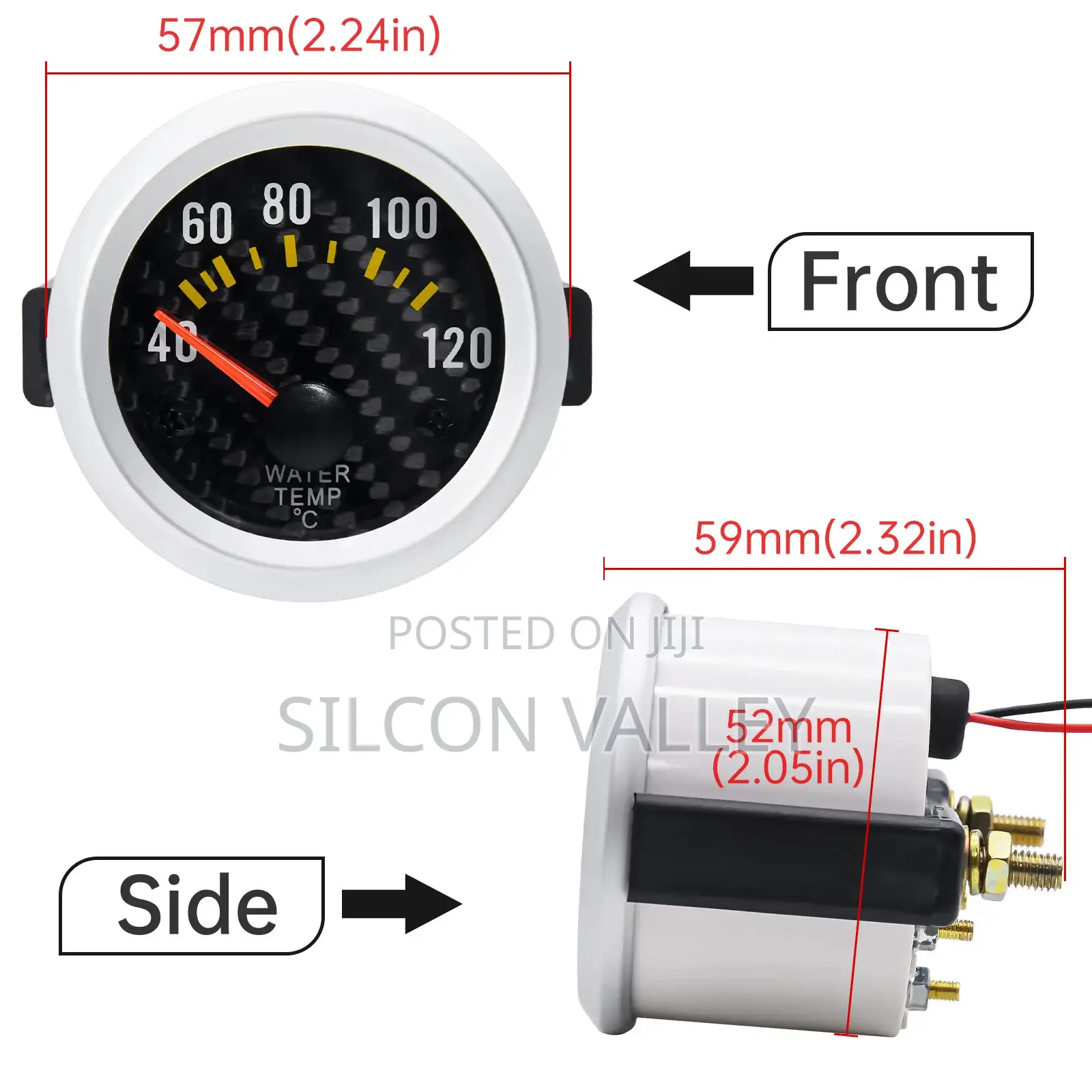 52mm (2-Inch) Water Temperature Gauge Combat Print