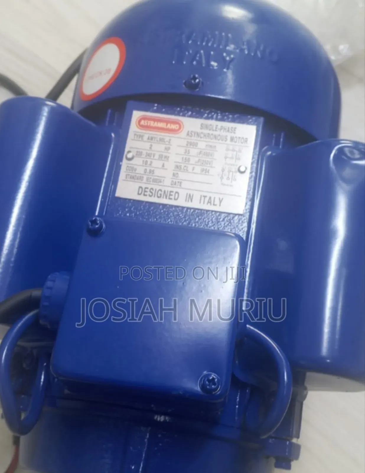 2HP Astra Milano Electric Motor – High Performance & Durable