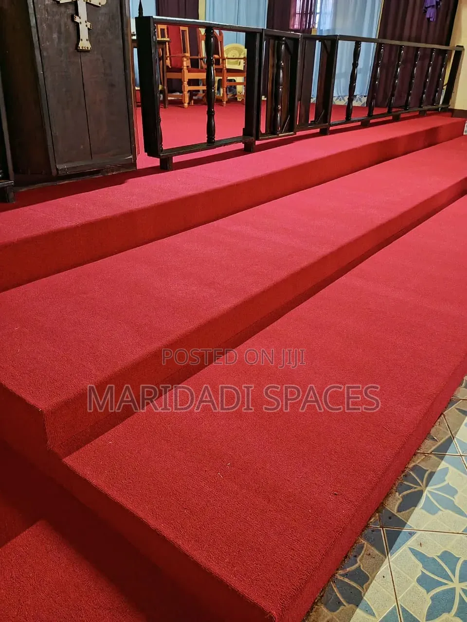 Premium Red Delta 4mm Thickness Wall Carpet