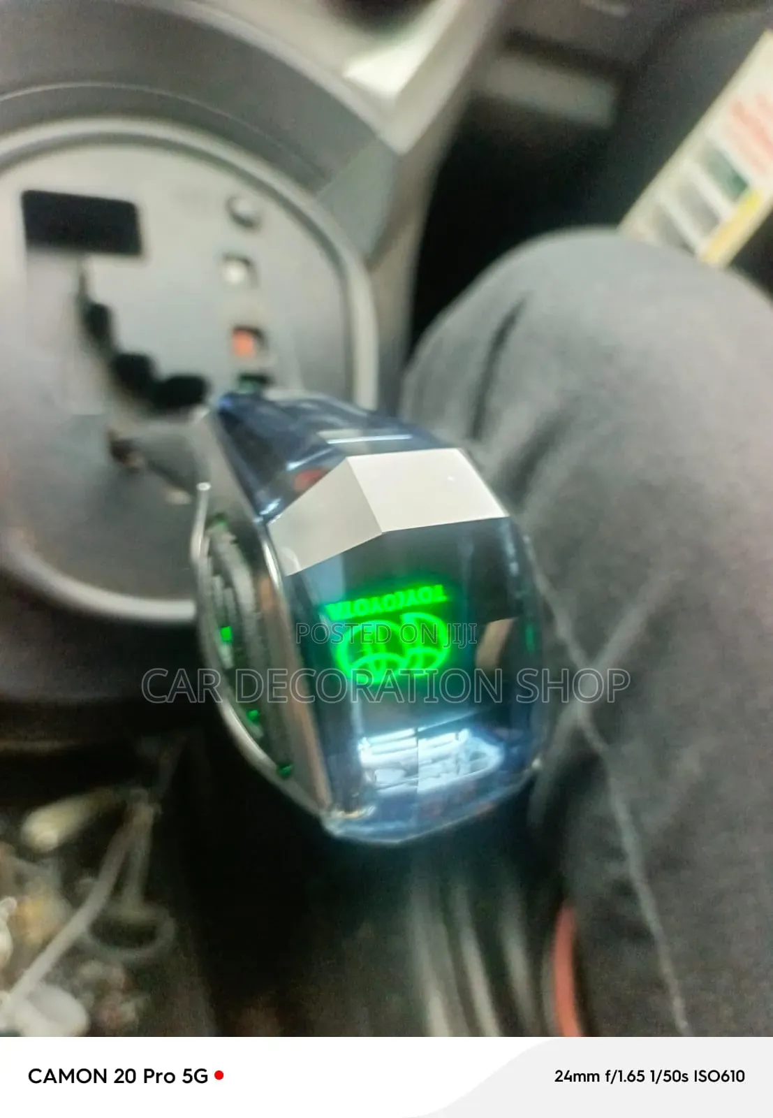 Toyota Gear Knob With Built in Touch Sensitive Led Light With Colors