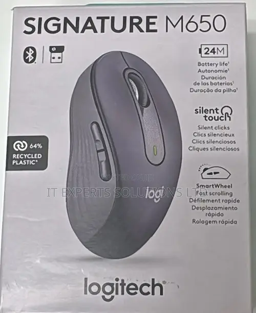 Logitech Signature M650 Wireles Bluetooth Mouse (Graphite)
