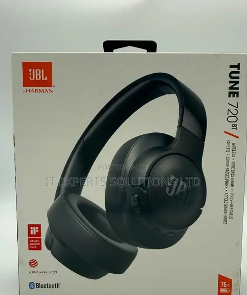 JBL Tune 720BT Wireless Bluetooth Over-Ear Headphones Black