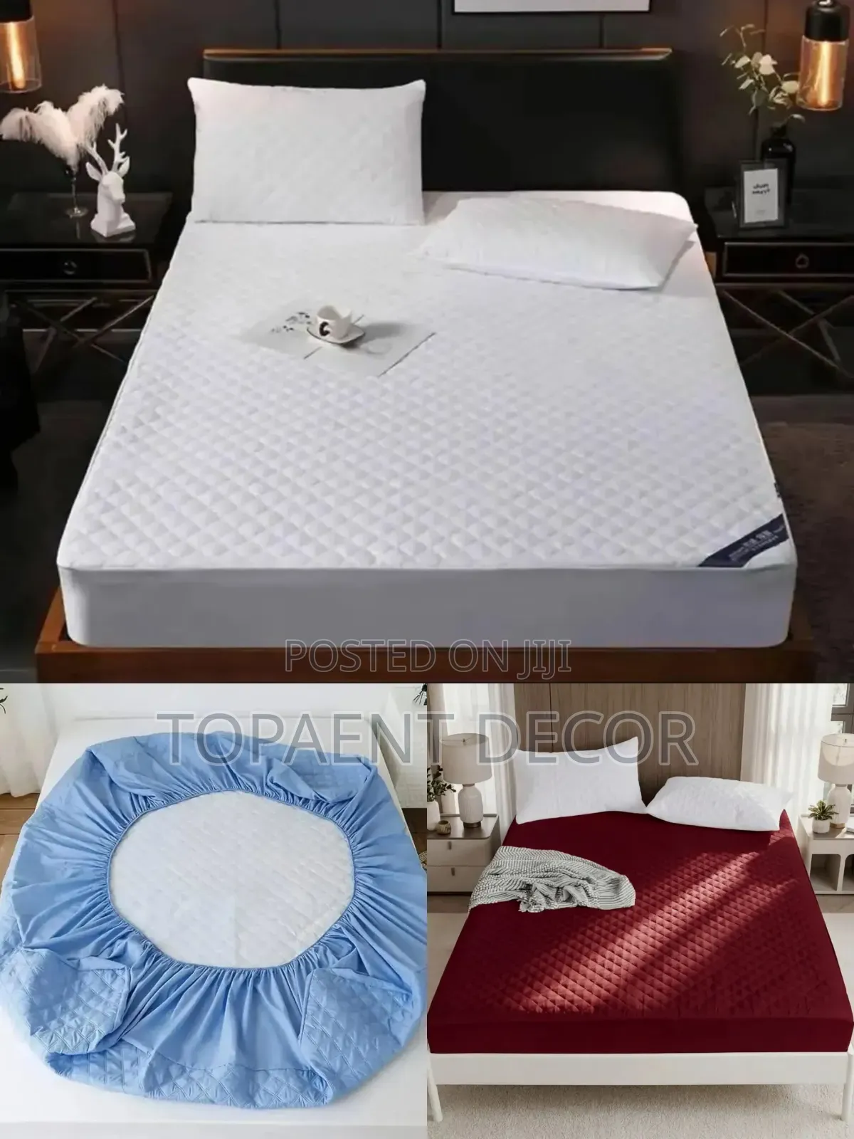 Fitted Waterproof MATTRESS Covers for Airbnb and Hotels