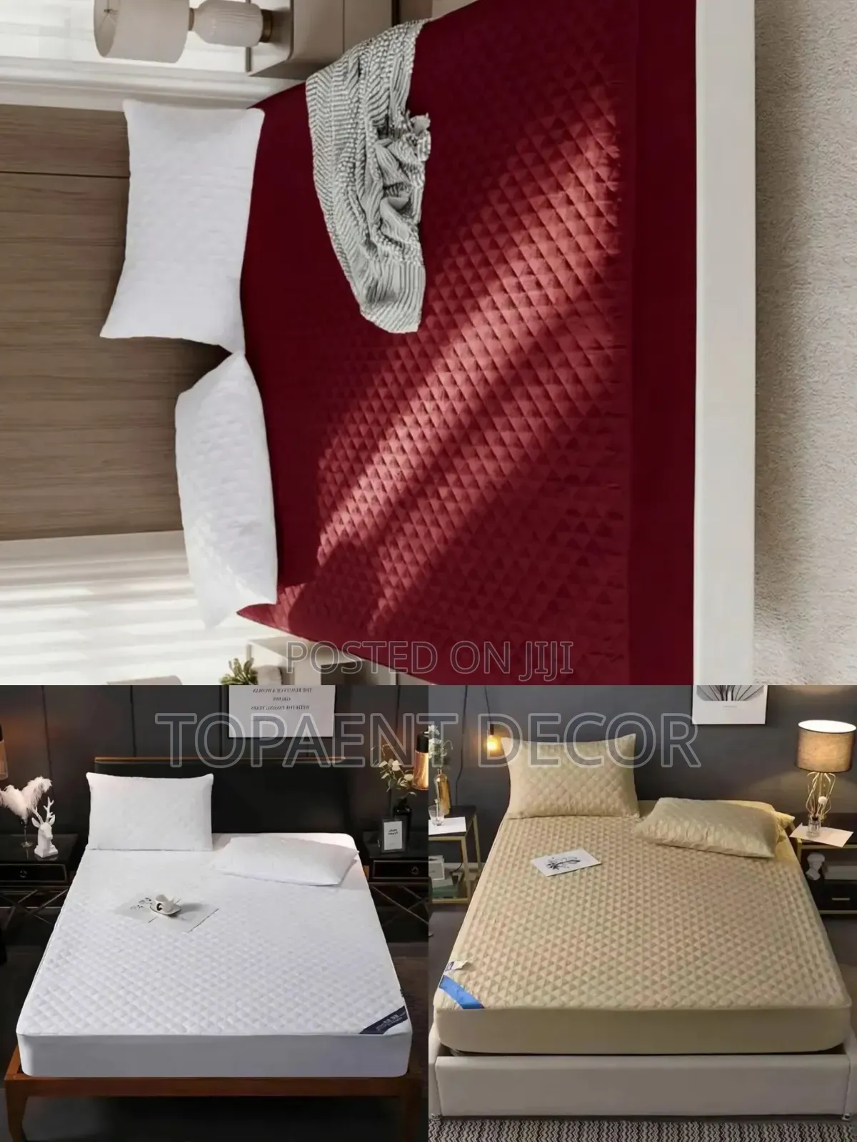 Fitted Waterproof MATTRESS Covers for Airbnb and Hotels