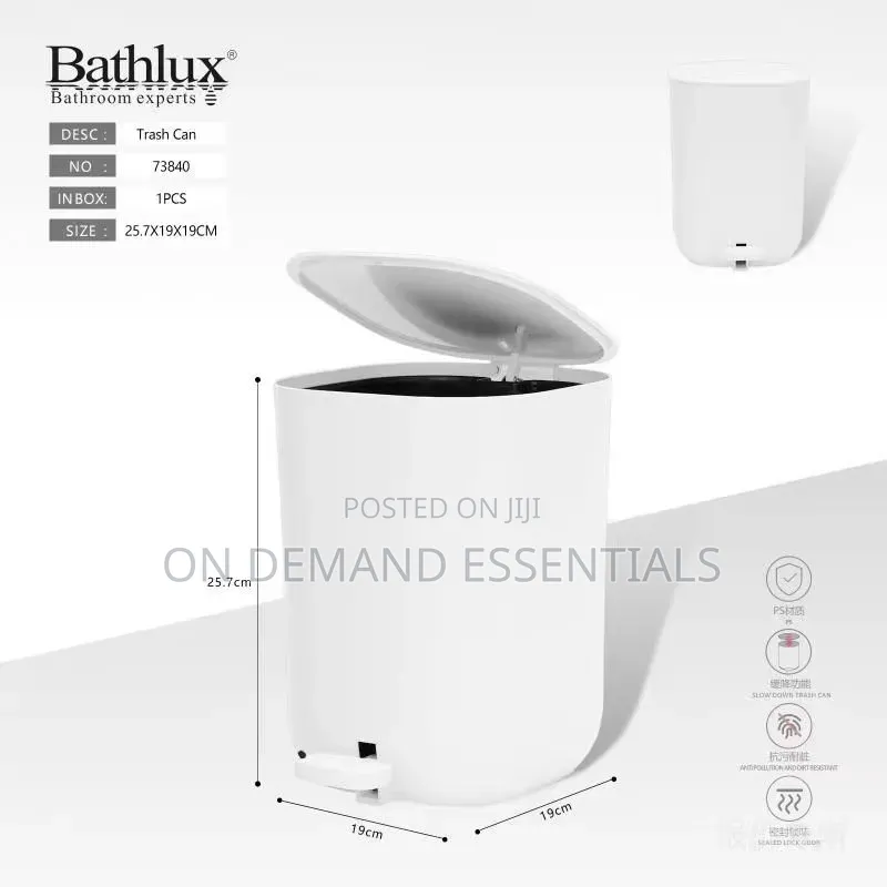 5L Stainless Steel Pedal Bin