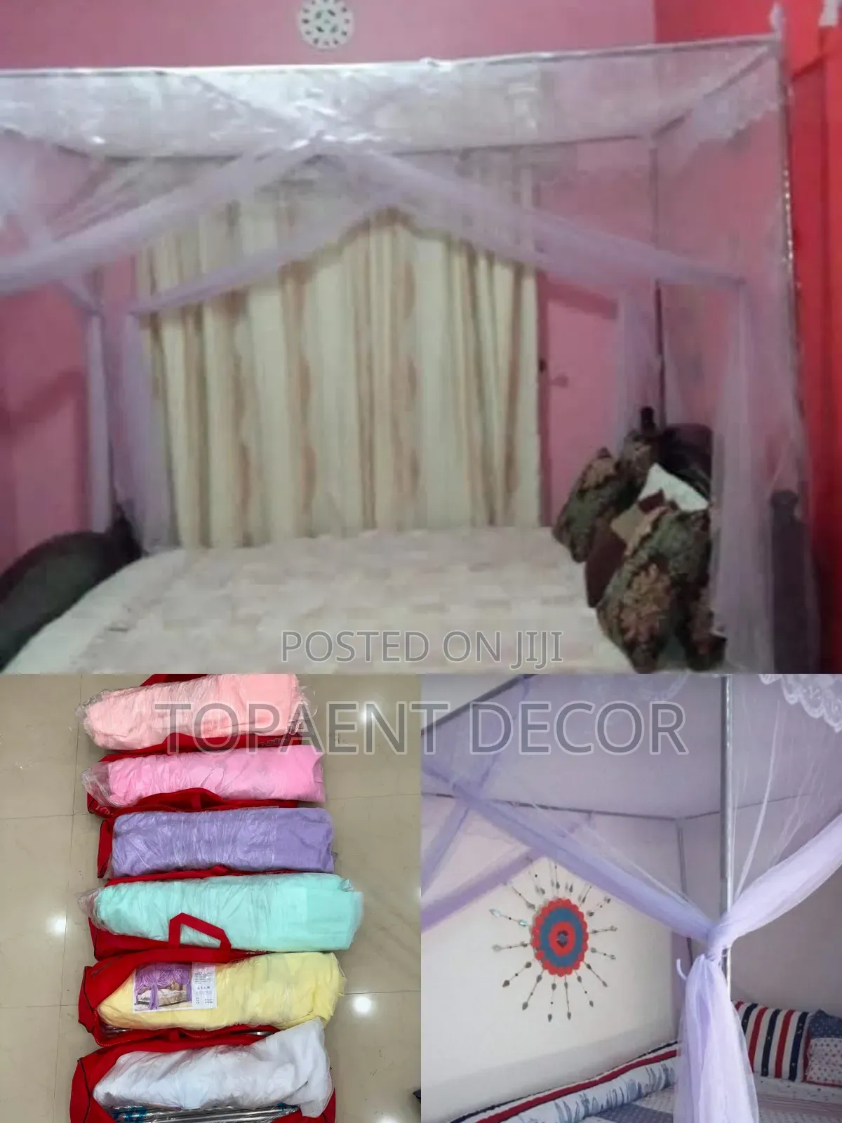 4 Frame Bed Mosquito Nets