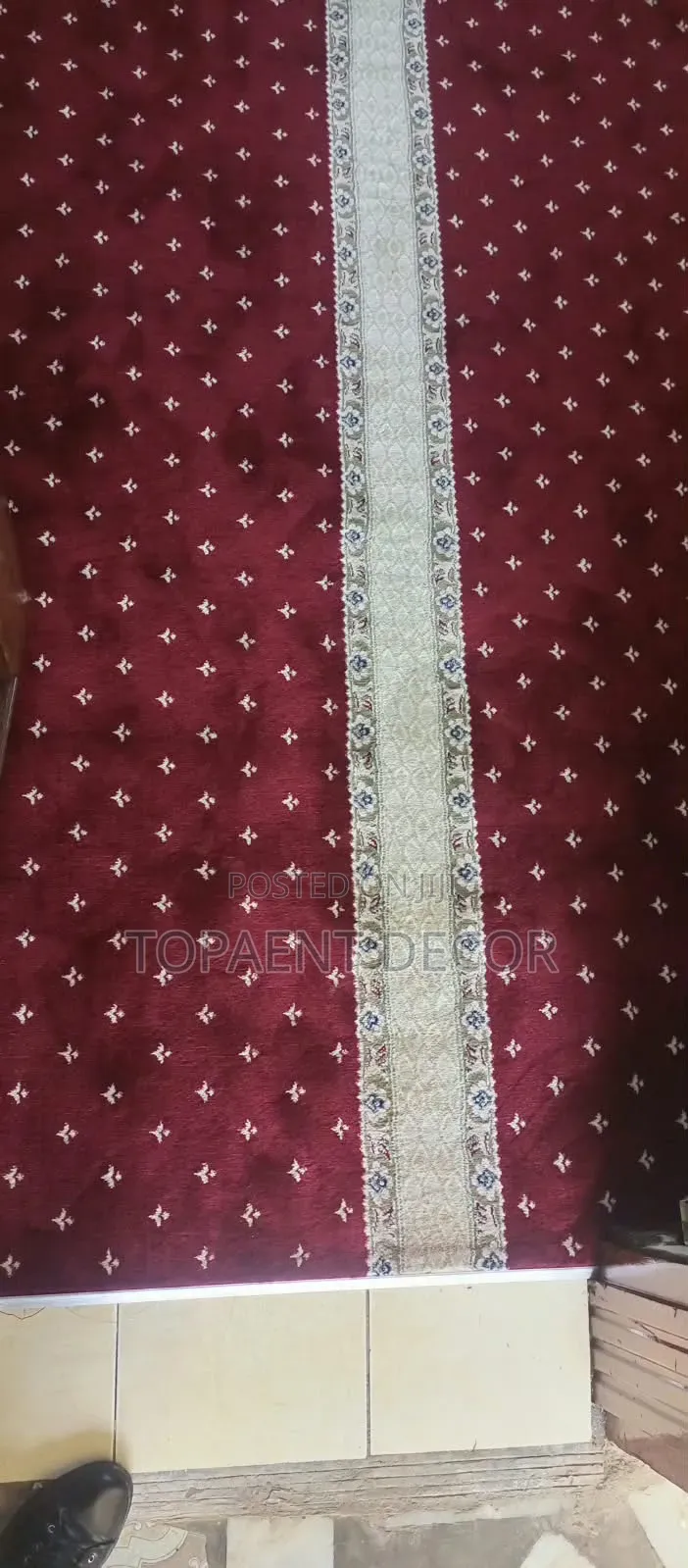 Mosque Hall High Density Wall to Wall Carpets for Prayer Rooms