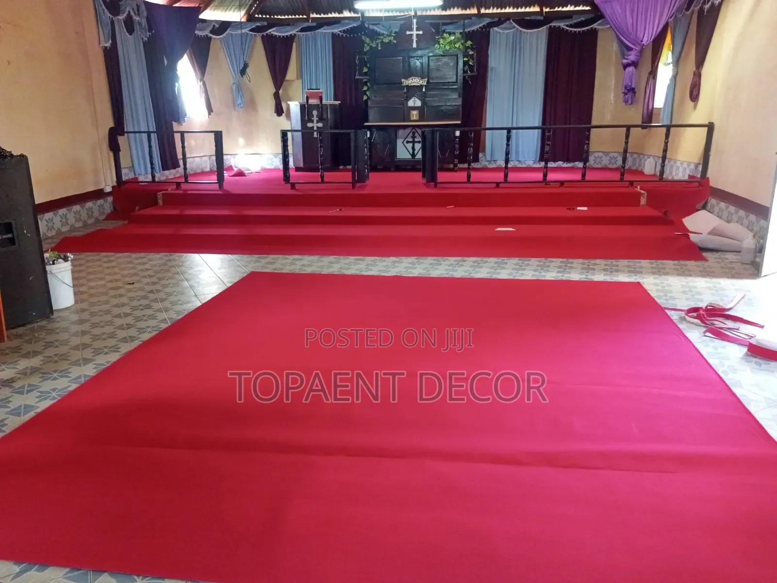 FRONT CHURCH Area Altar Carpets Supply and Installation