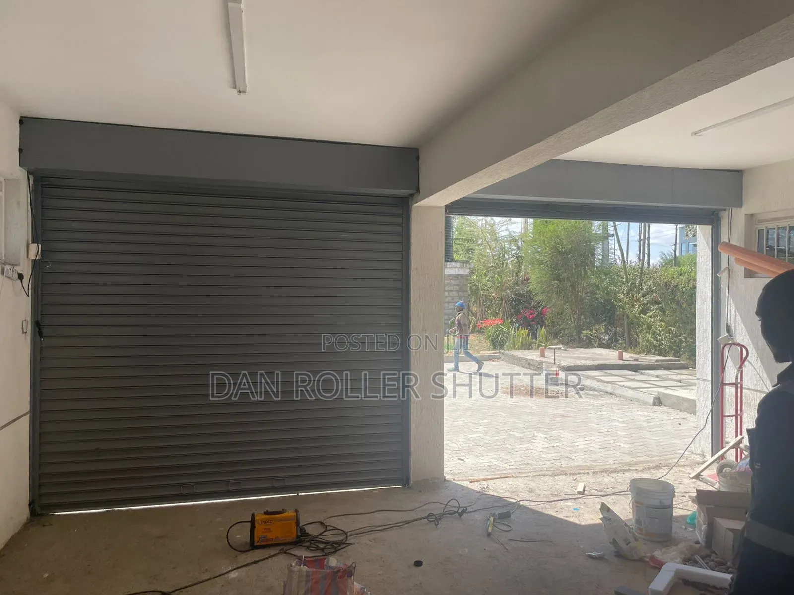Title: Automated Roller Door for Business
Description