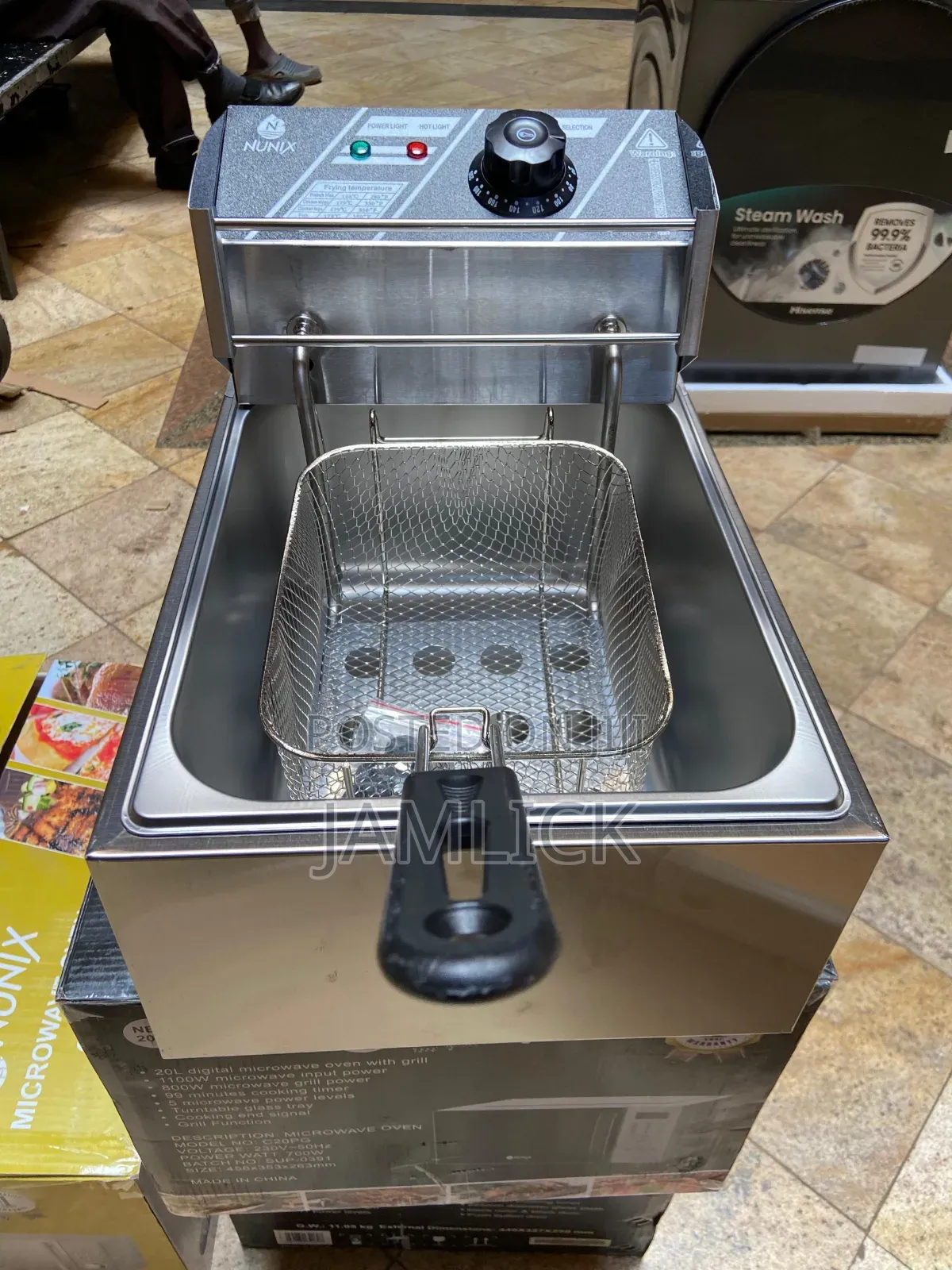 Nunix Single Electric Fryer — Ab