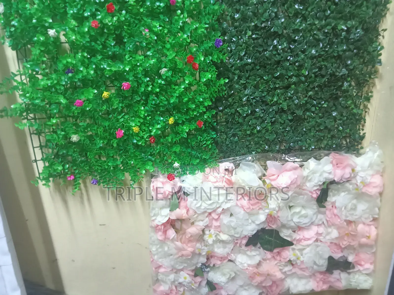 Flowered Hedge Panels for Spa, Hotels, Balconies, Offices