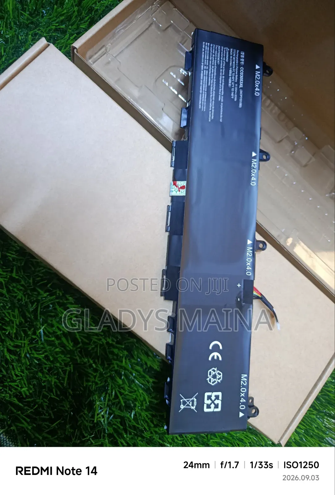 HP Laptop Battery 840g7 / CC0305XL BATTERY