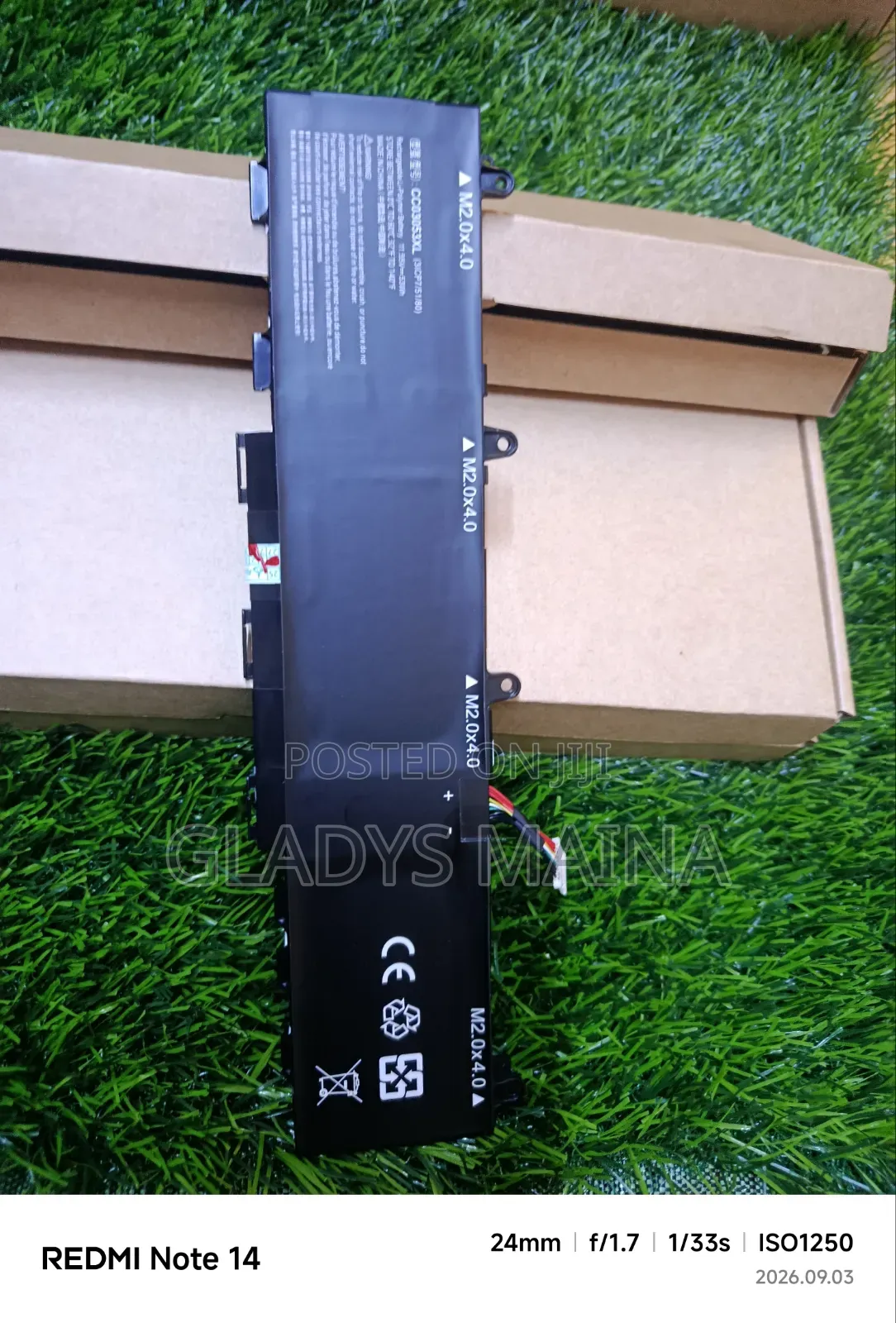 HP Laptop Battery 840g7 / CC0305XL BATTERY