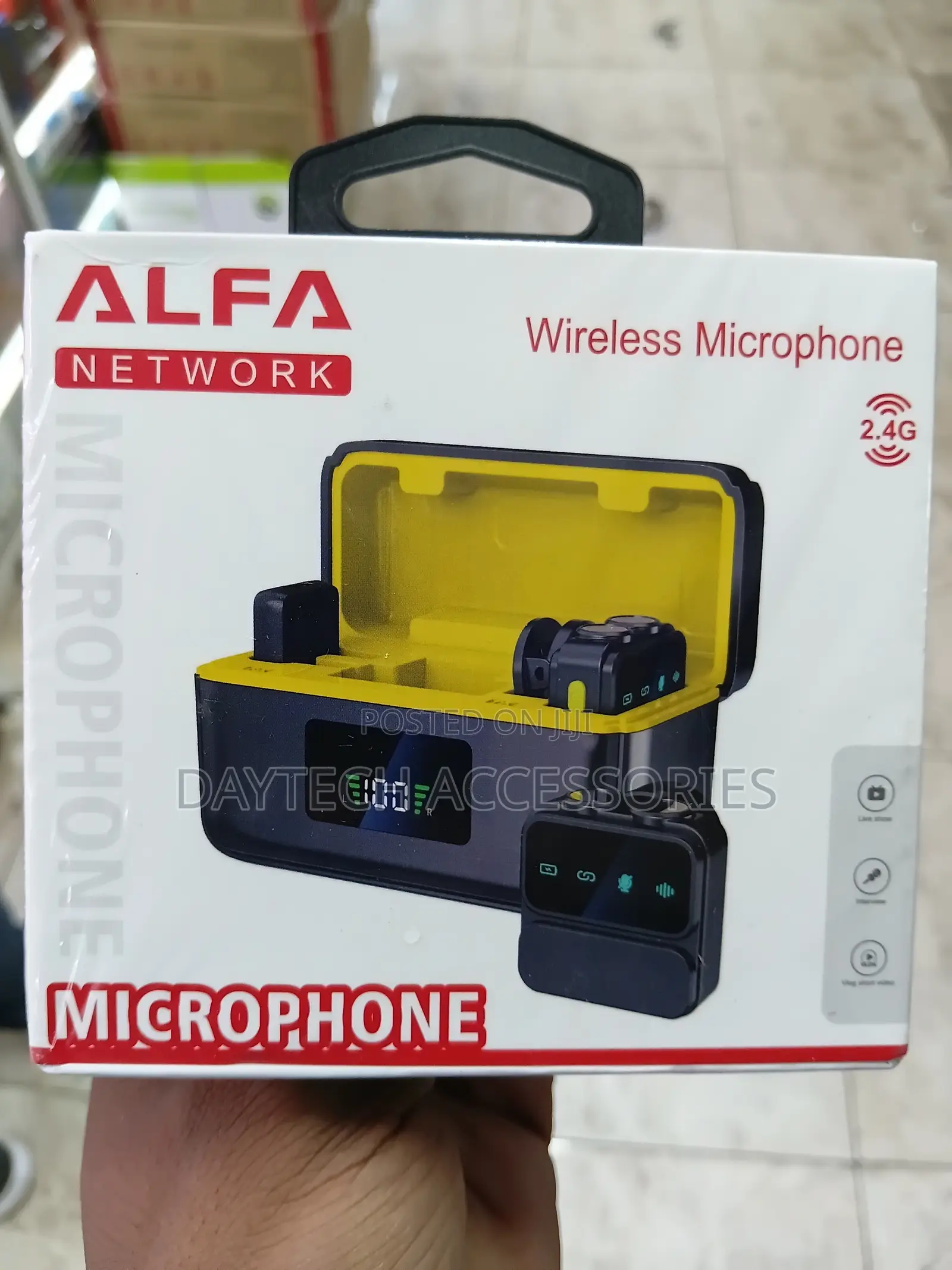 Alfa Network Wireless Microphone - Black
