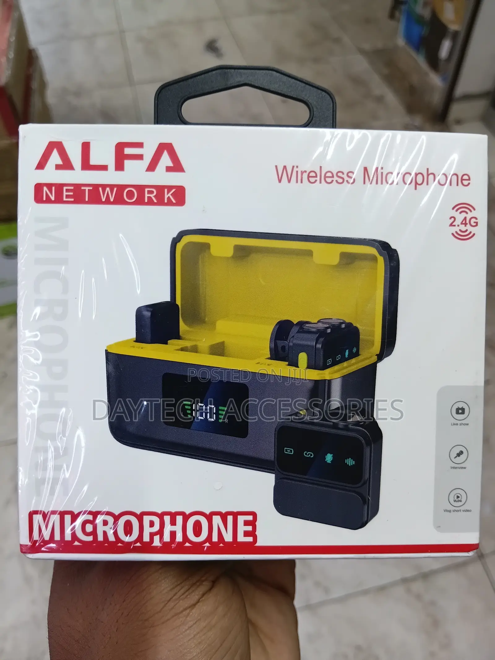 Alfa Network Wireless Microphone - Black