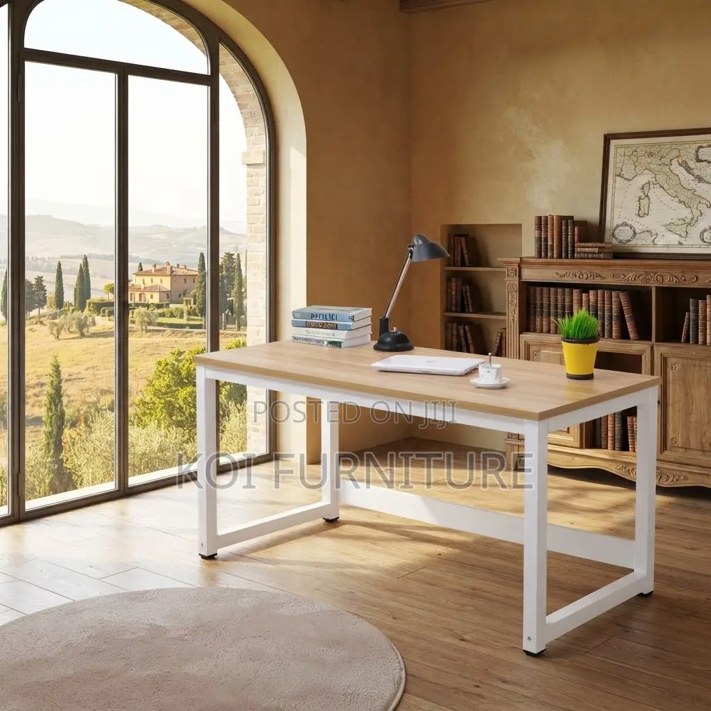 Office Desk; Laptop 120cm Generic Home Office Table