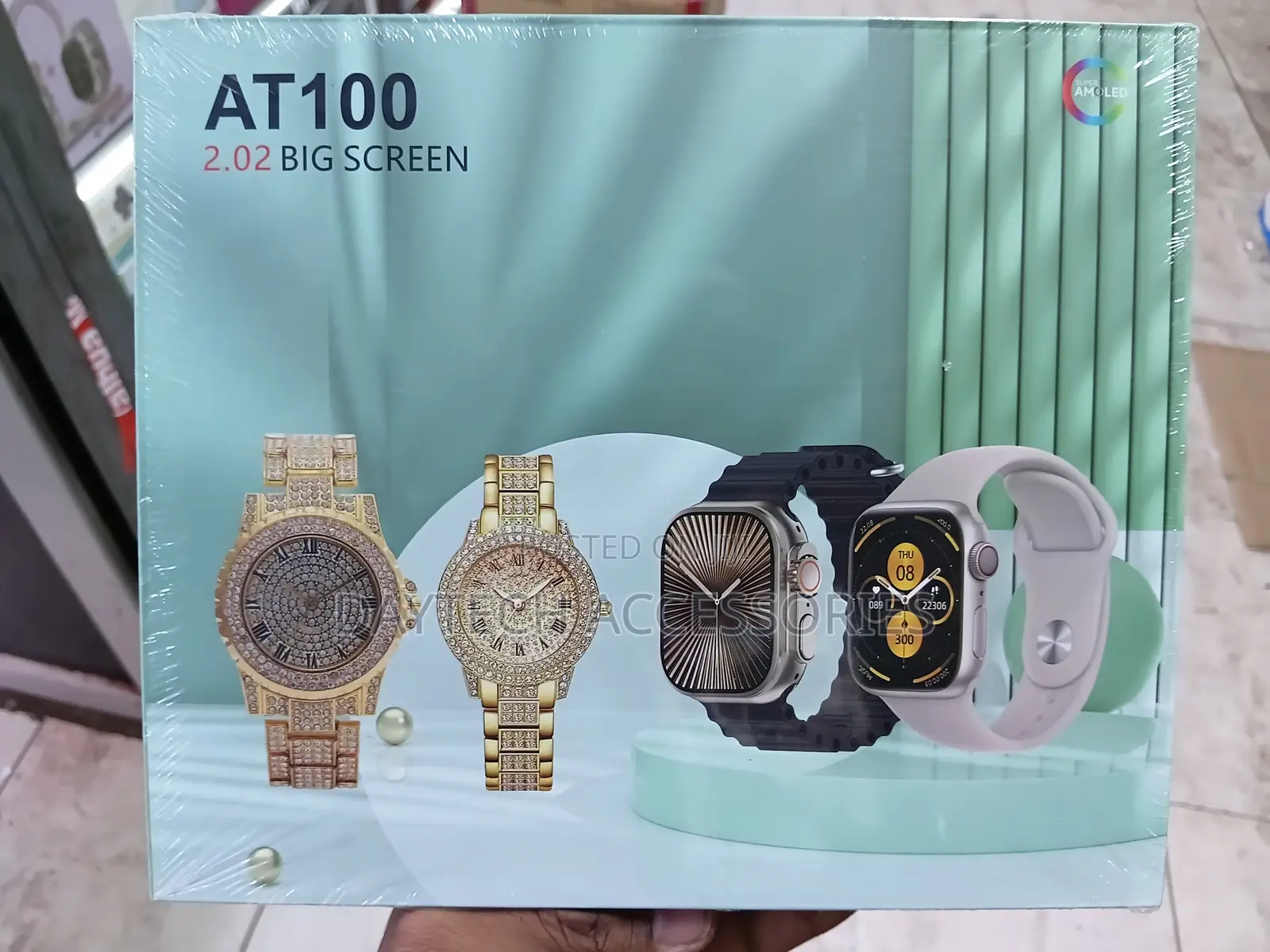 AT100 Couple's Smart Watches