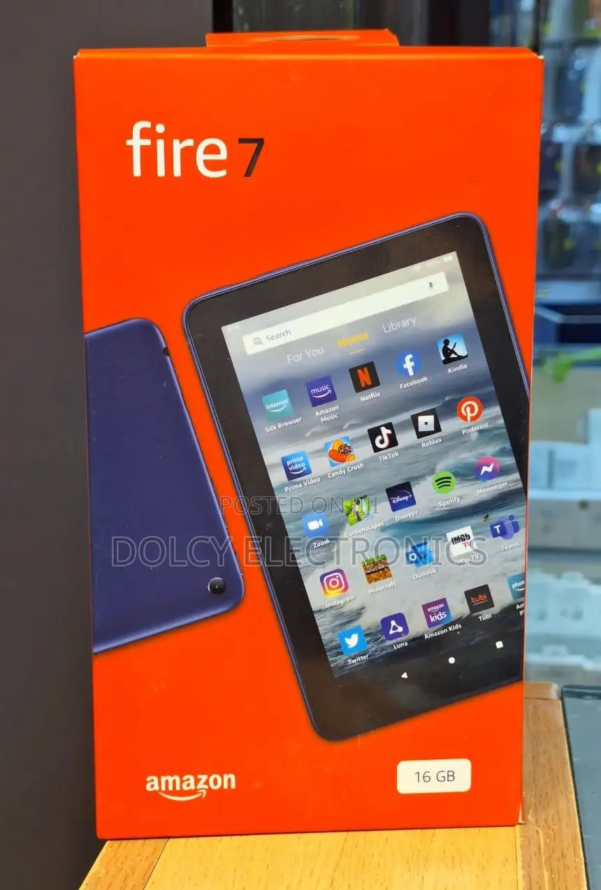 New Amazon Fire 7 16 GB Blue