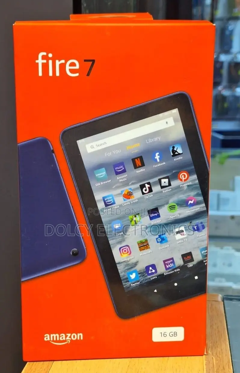 New Amazon Fire 7 16 GB Blue