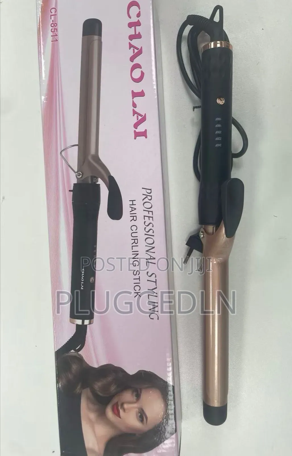 Cronier Ceramic Proffesional Tongs  Curling Stick