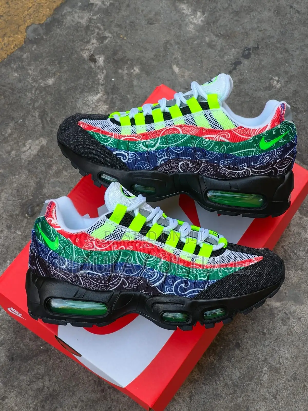 The Nike Air Max 95 Big Bubble "Paisley Bandana" (