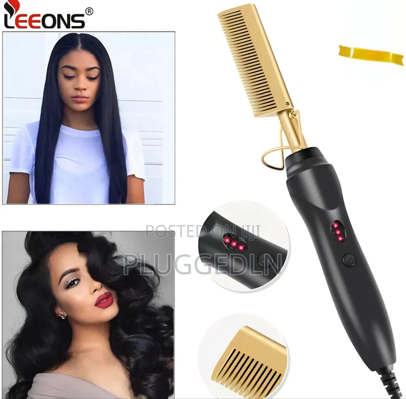 Electric Hot Comb Heat Adjustable
