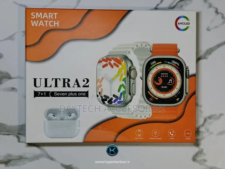 Ultra 2 Smart Watch 7+1 Combo Set (Replica-Style Smartwatch Package).