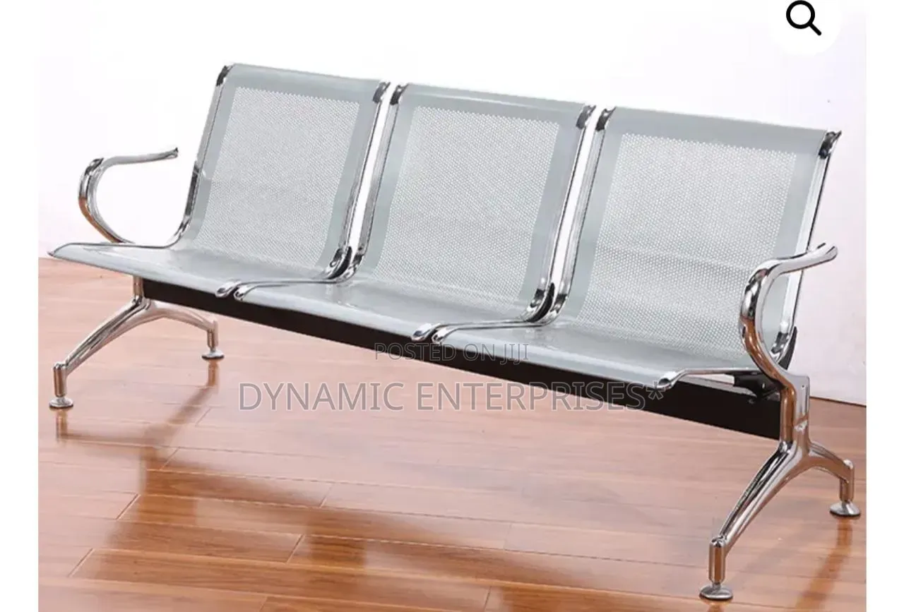 3-Link Non-Padded Waiting Bench