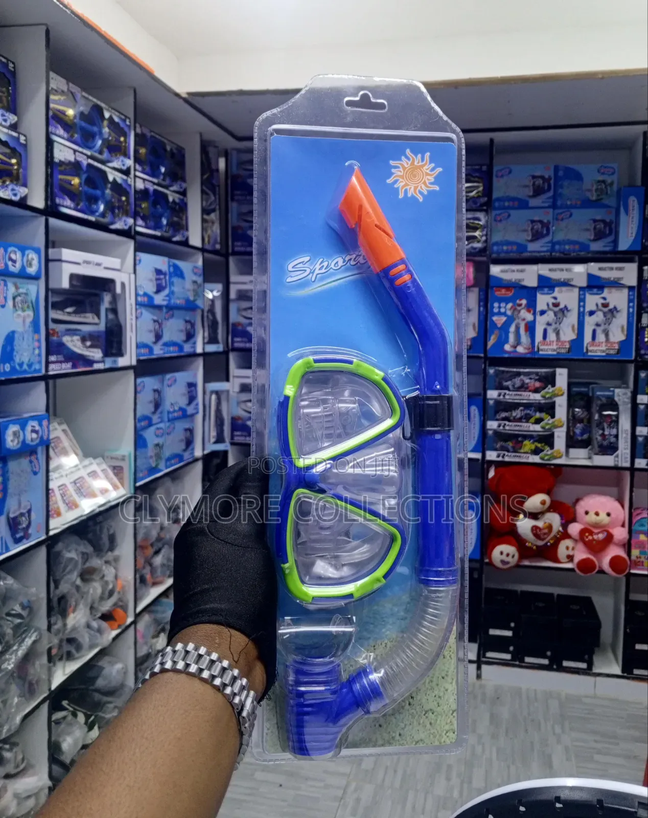Swimming Goggles & Snorkel Set for Swimming Pools & Beach Adventures