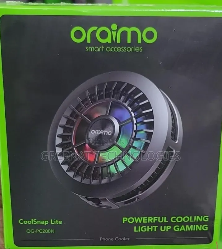 Oraimo CoolSnap Lite OG-PC200N Phone Cooler RGB Gaming Cooler Powerful