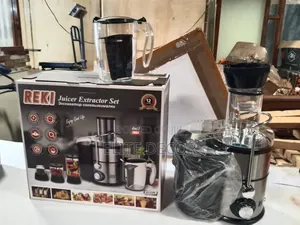 Reki 4-in-1 Juicer Blender Grinder & Food Processor – Powerful Kitchen
