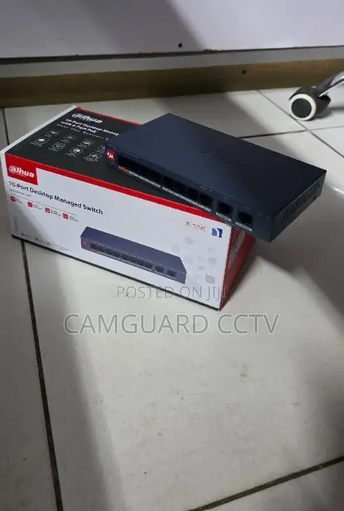 Quality Dahua 10-Port Desktop Managed Switch With 8-Port PoE