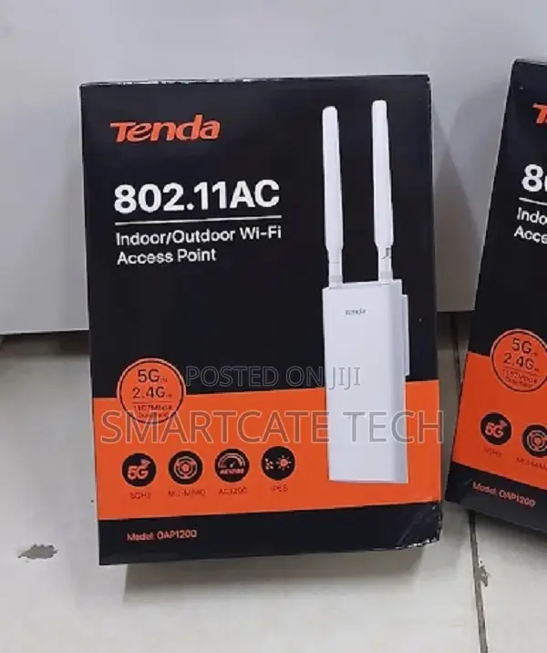 Tenda OAP1200 Outdoor WiFi AP – High-Speed Wireless Network