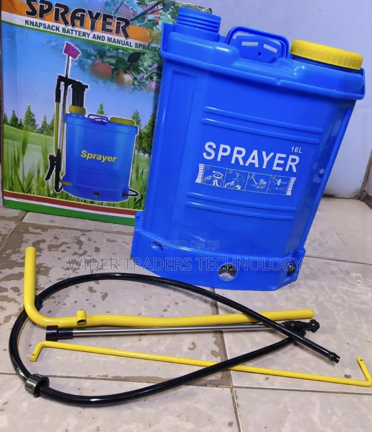 2-in-1 Knapsack Battery And* *Manual Sprayer.