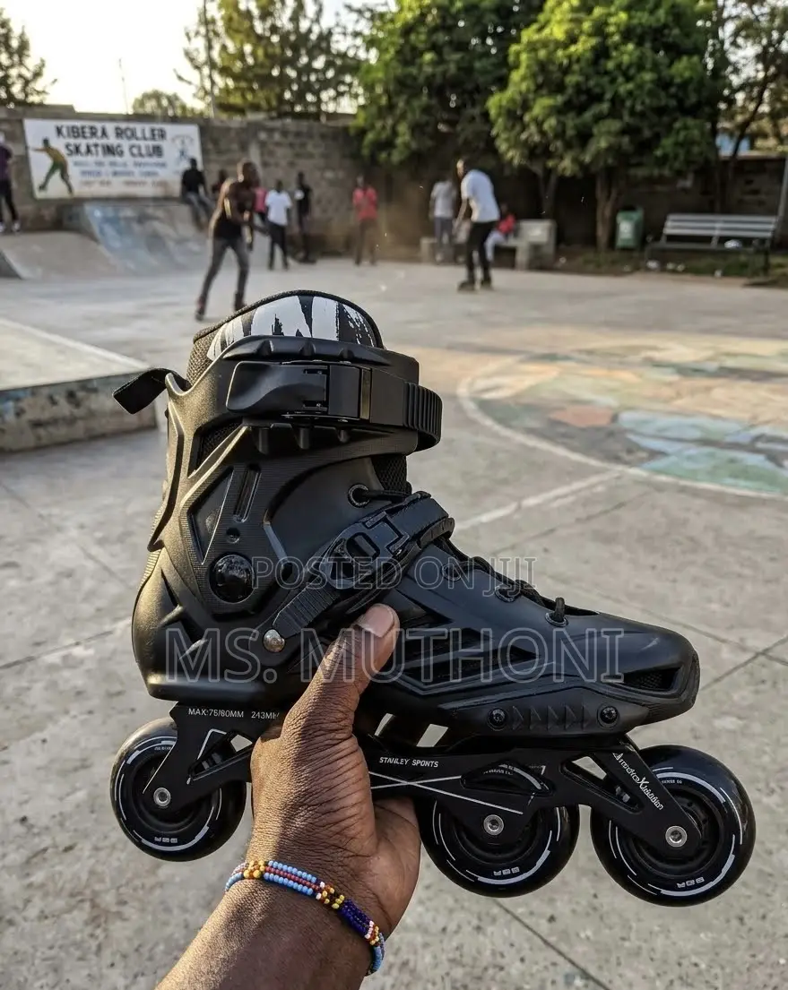 Stanley Carbon-Black 85A Professional Inline Skates (42-46)