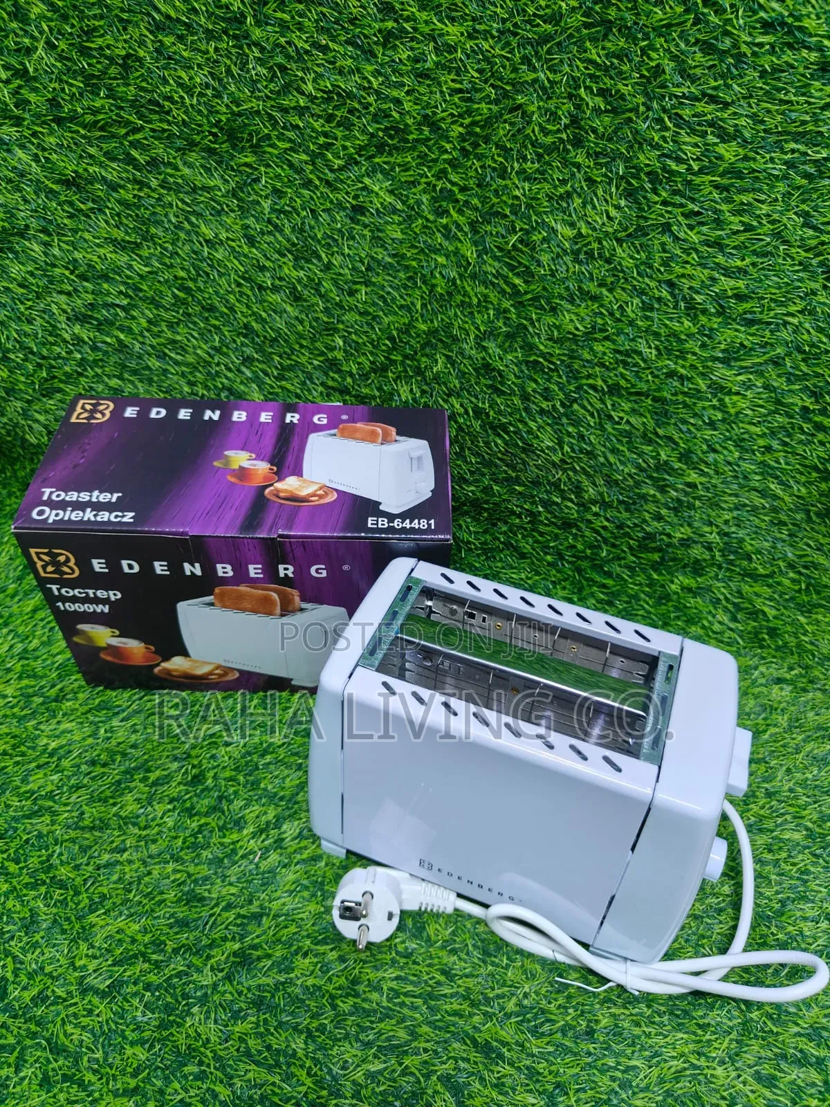 Edenberg 2-Slice Toaster | 1000W Bread Toaster