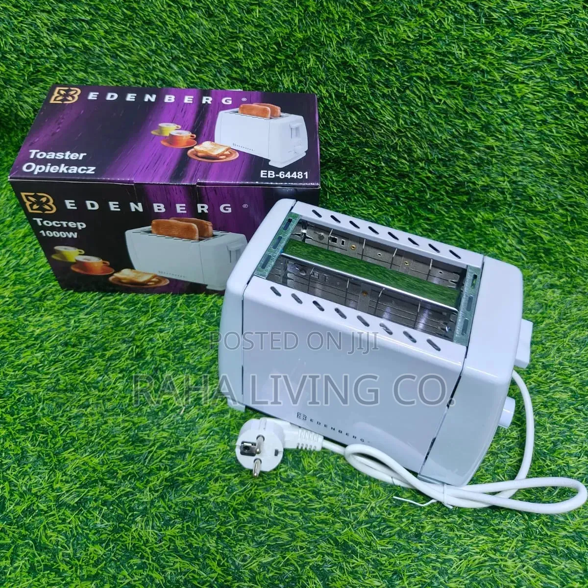Edenberg 2-Slice Toaster | 1000W Bread Toaster