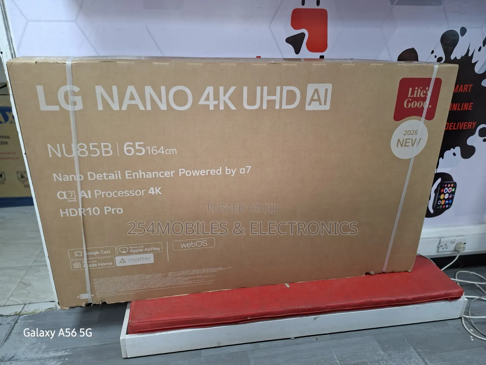 65 Inch LG Nano 4k Uhd Ai Nu84 Smart TV 2026 65nu840b6la