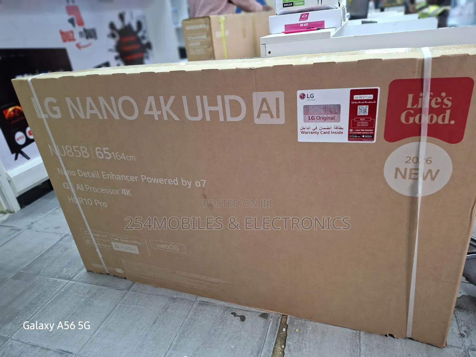 65 Inch LG Nano 4k Uhd Ai Nu84 Smart TV 2026 65nu840b6la