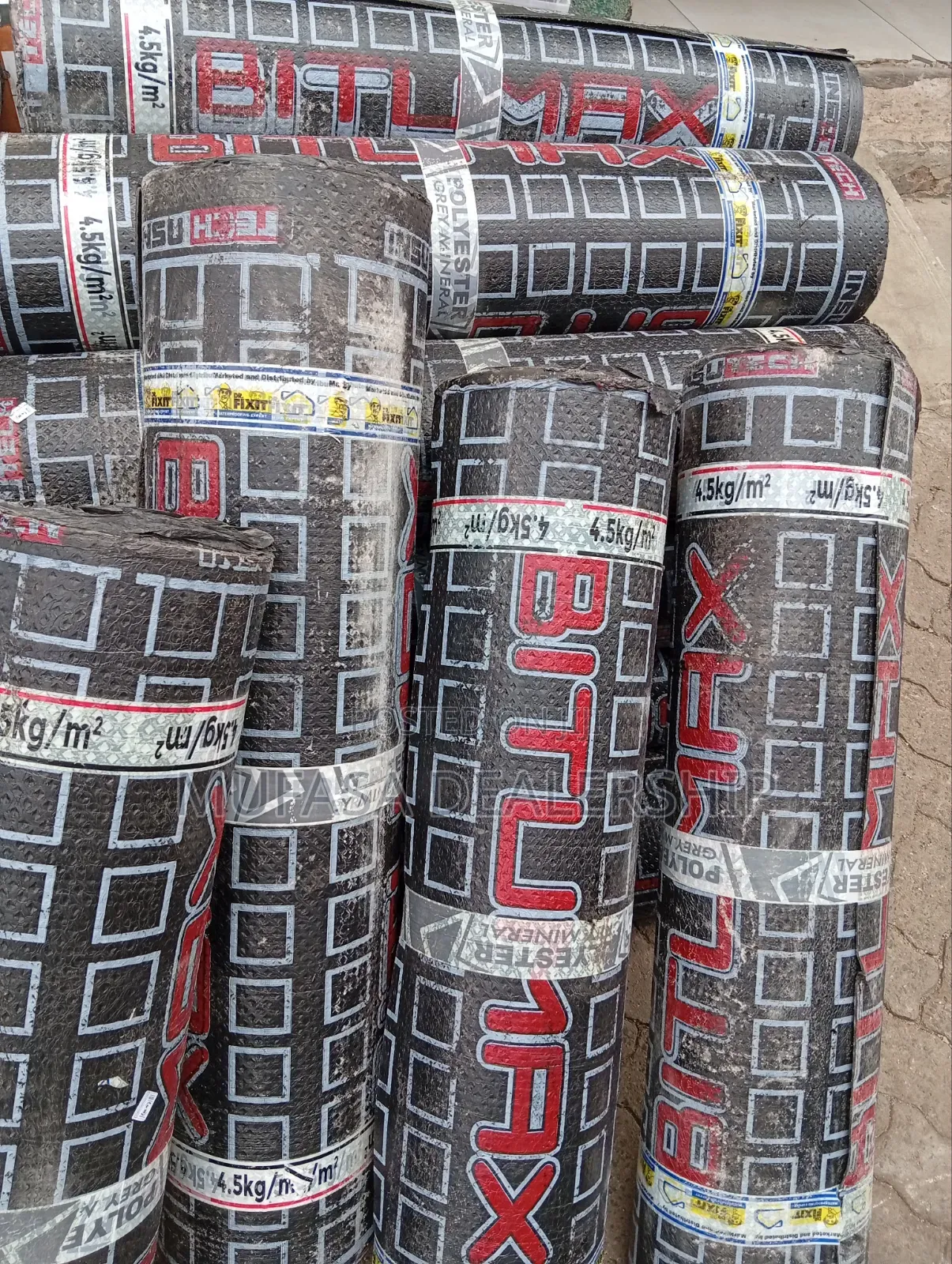 Water-Resistant App Membrane 4.5kg Per Square Metre
