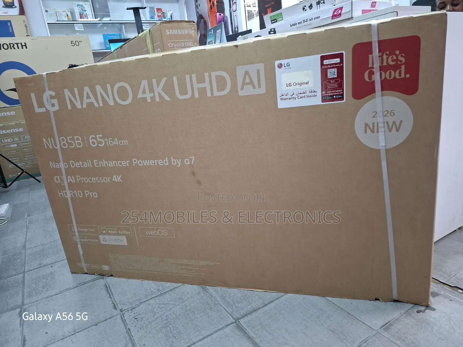 LG Nu85 65" Led 4k HDR Smart TV 2026 - 65nu850b6la