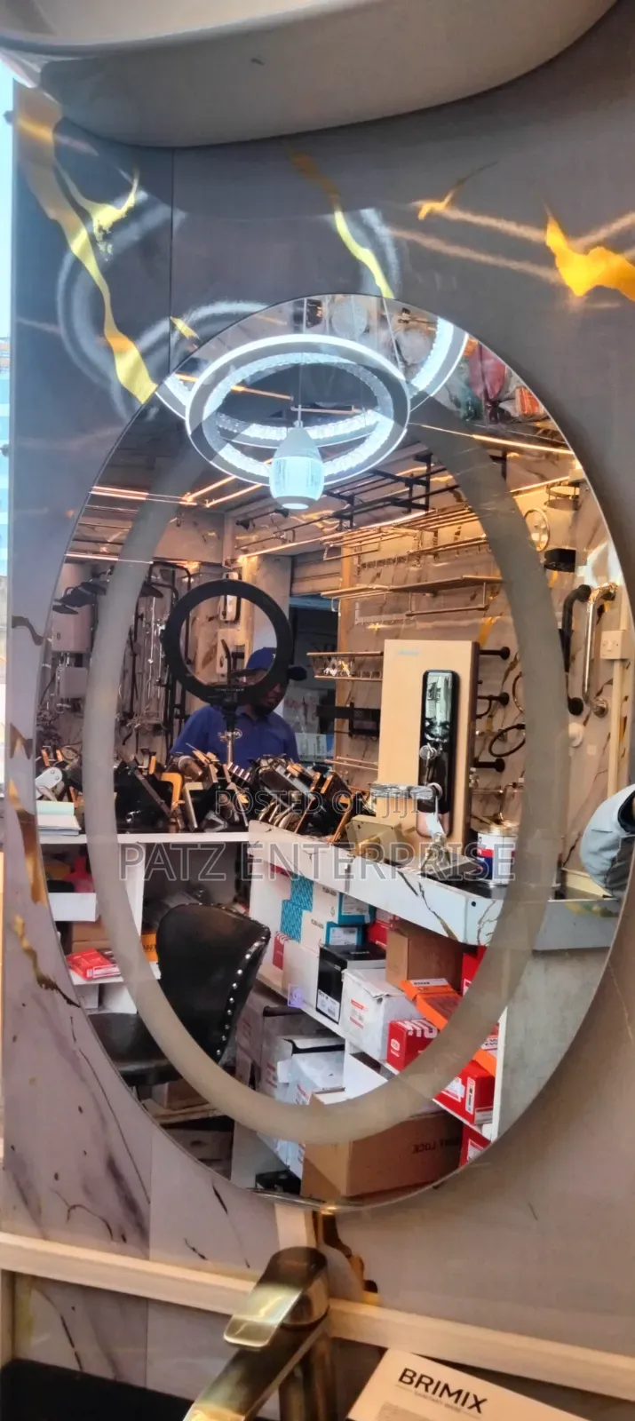 LED 50"70 Oval Wall Mirror