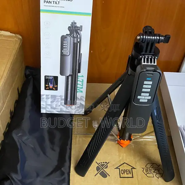 Lightweight T05 1.77m Tripod Stand 360° Panoramic Rotating