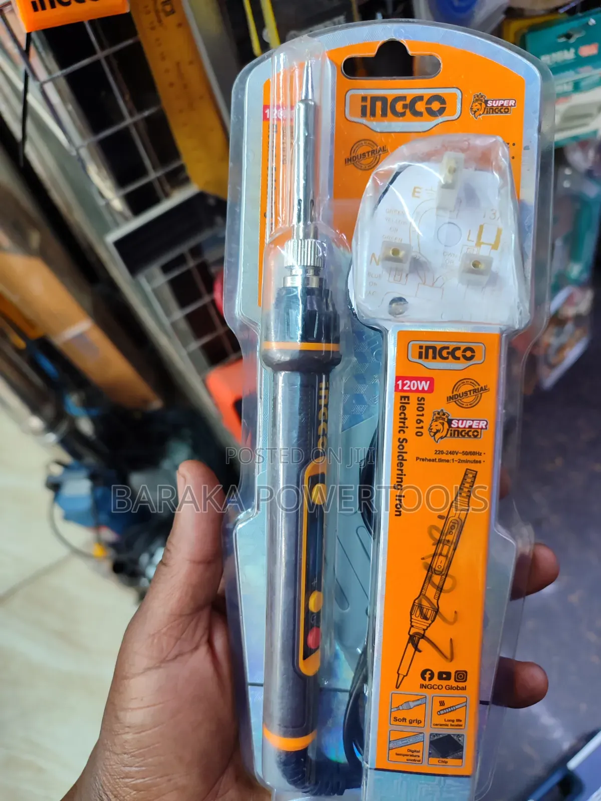 This Is an INGCO SI01610 Electric Soldering Iron.