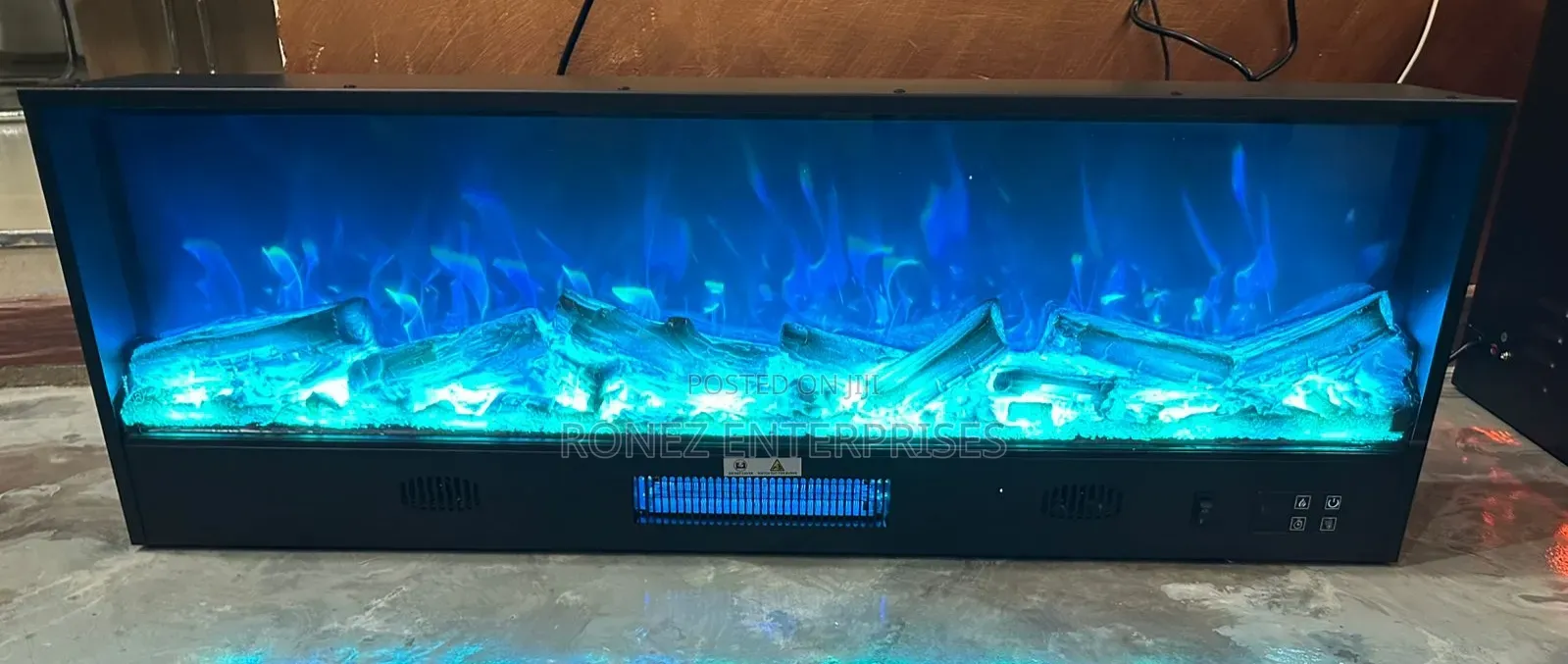 Fireplace 1 Meters by 50 Centimetres With Heat