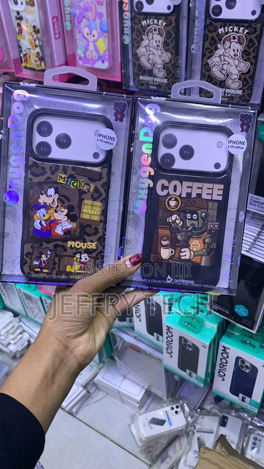Brown Mickey Mouse Rugged Protective Case for the iPhone 17 Pro Max