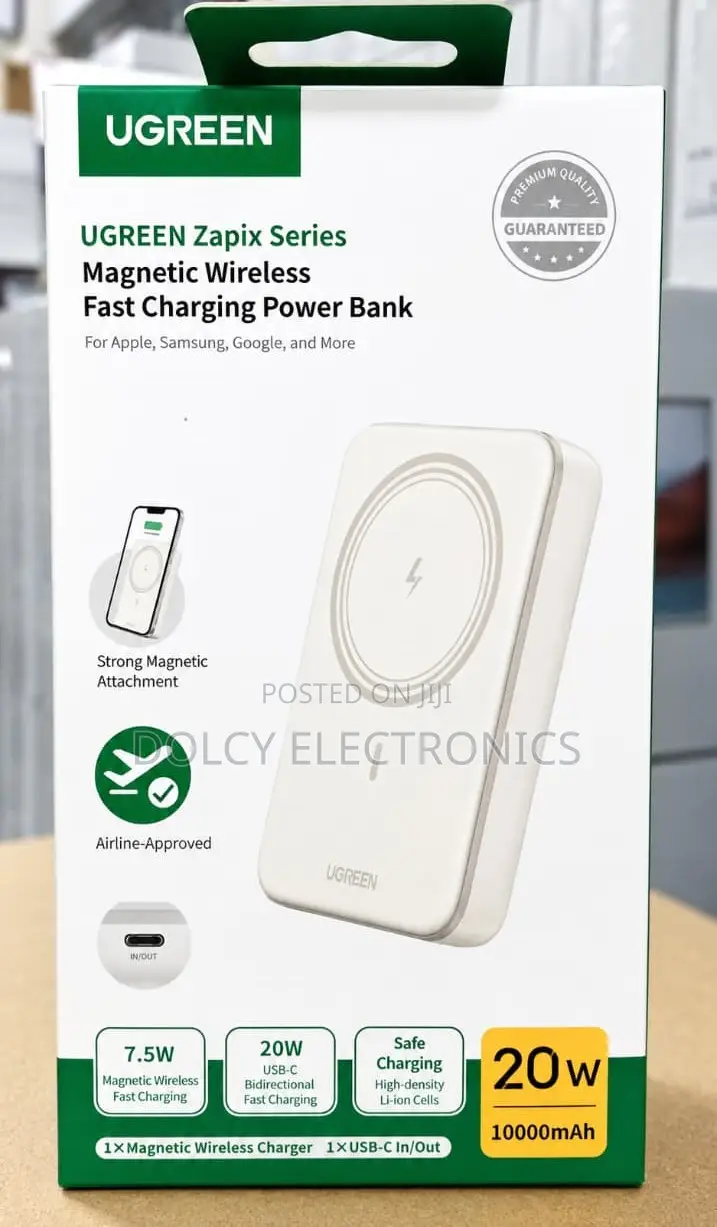 Ugreen Zapix Series Magnetic Wireless Fast Charging Powerbank 20w