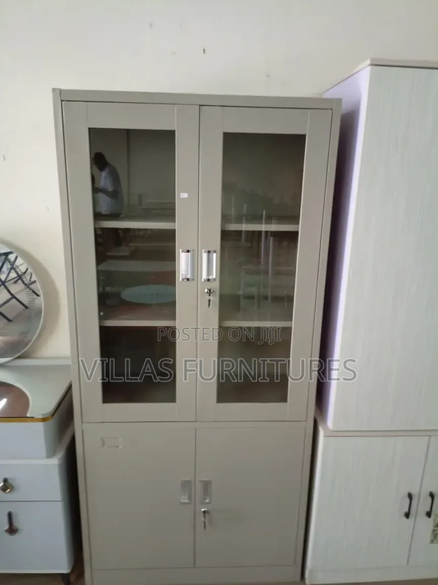 Half Glass Filling Cabinet
