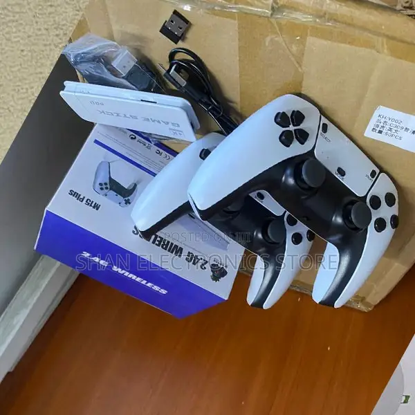 M15 Wireless Retro Game Station – Dual Controller TV Gaming Console